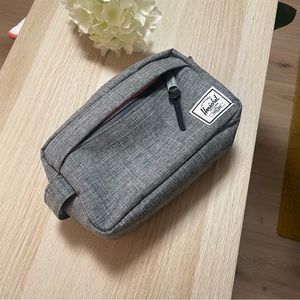 Herschel Supply Co Chapter Travel Kit/ Toiletries Bag, Heather Grey